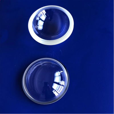 AR Coating Sapphire Dome Lens مع قطر 25mm وطول محوري 150mm للتصوير الحراري تحت الحمراء