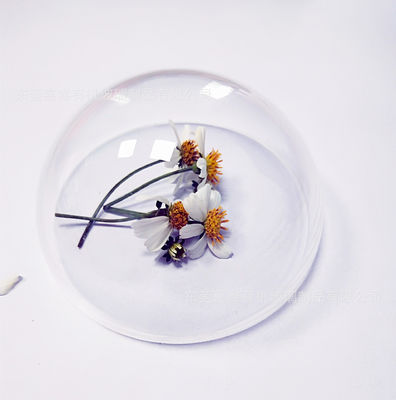 عدسة زجاجية بصرية 43 مم للتصوير تحت الماء ، عدسات نصف كروية 1.5 إلى 300 مم