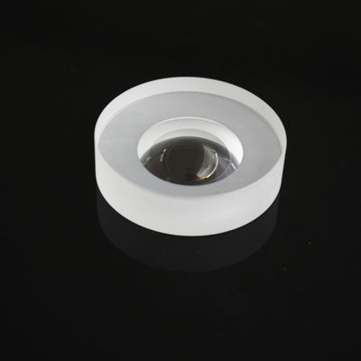 Optical grade PMMA material and machinery cutting plano-concave structure street light lens