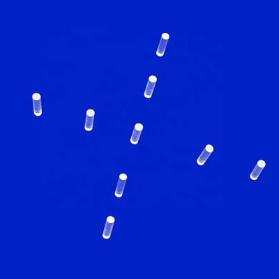 10 مم × 60 مم الياقوت 0.5 مم إلى 50 مم زجاج رود عدسة لآلة الليزر