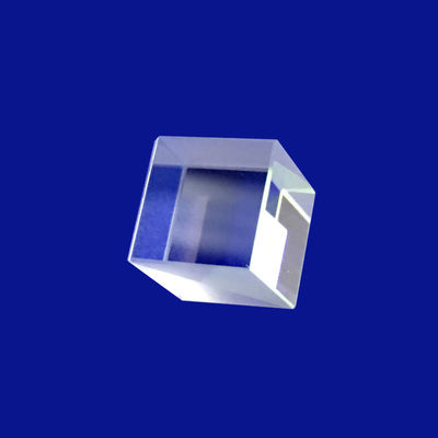 High quality transparent optical glass cube prism Splitter cmy crystal dichroic X-cube prism for sale