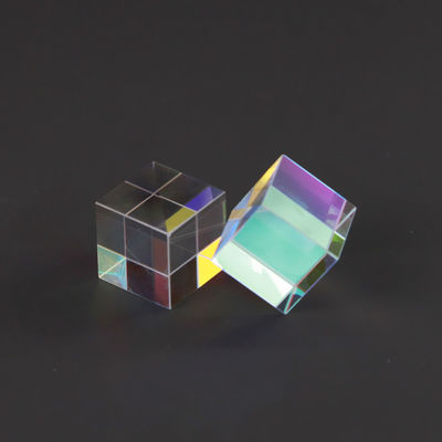 تصميم العدسة البصرية BK7 60/40 ، من 3 إلى 100 مم X Cube Prism